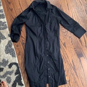 Black Express shirt dress